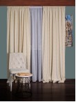 Draperie catifea creponata, crem