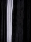 Draperie catifea creponata, negru