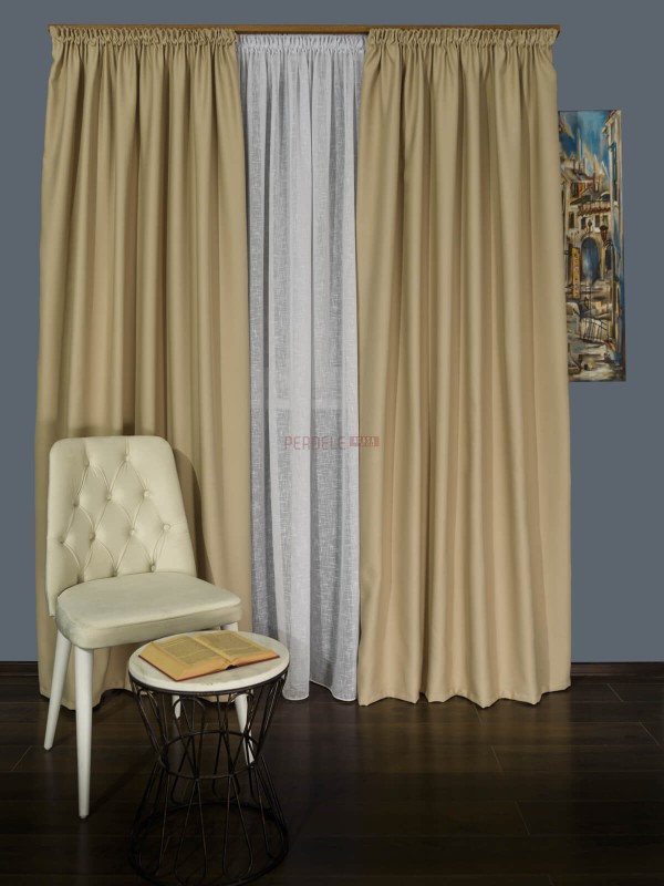 Draperie blackout bej