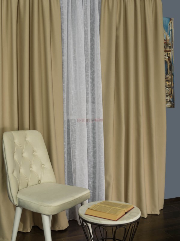 Draperie blackout bej