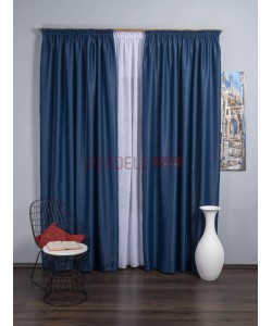 Draperie blackout bleumarin