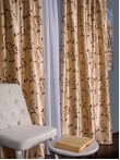 Draperie blackout crem/maro