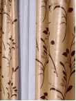 Draperie blackout crem/maro