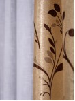 Draperie blackout crem/maro