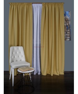 Draperie blackout galben