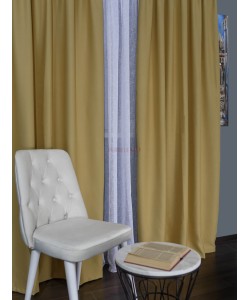 Draperie blackout galben