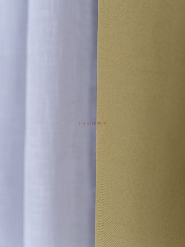 Draperie blackout galben