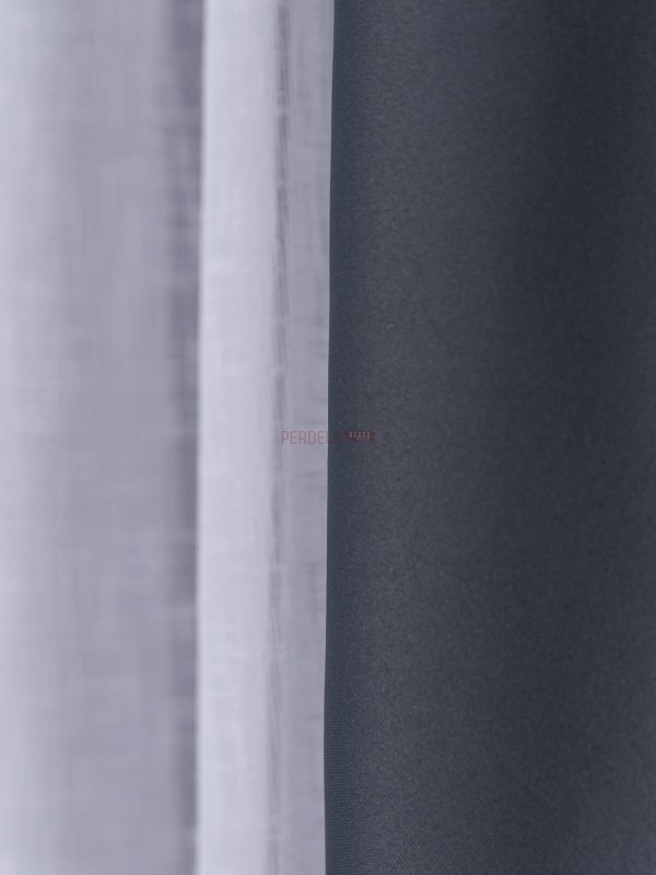 Draperie blackout gri