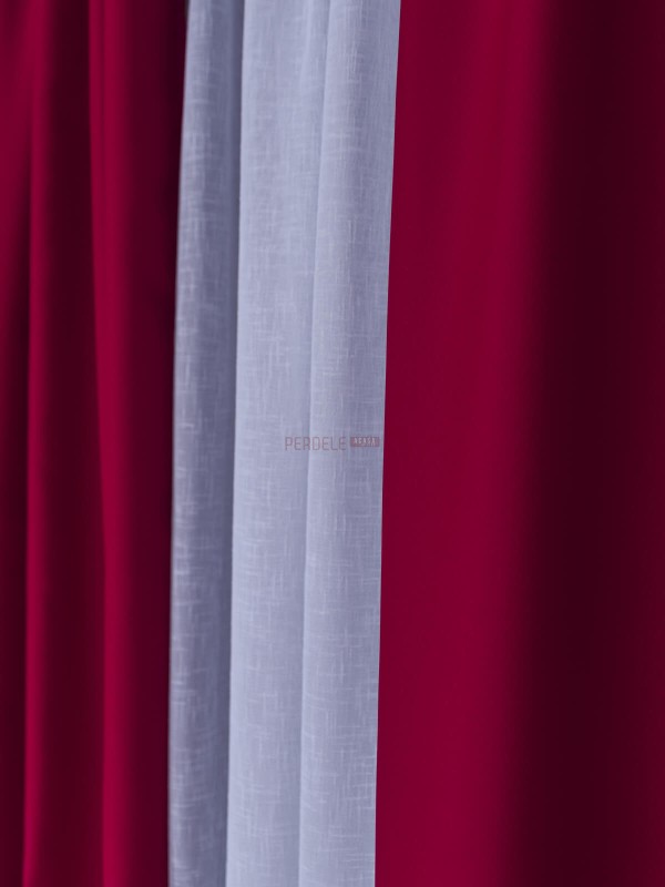Draperie blackout rosu