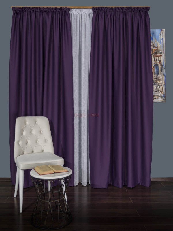 Draperie uni mov