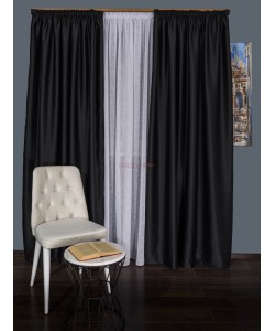 Draperie blackout negru