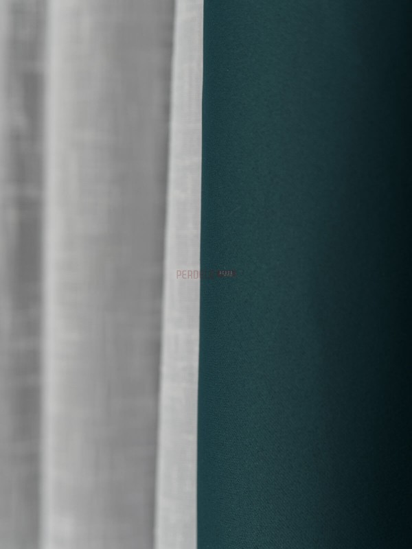 Draperie uni turqoise