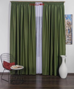Draperie blackout verde