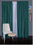 Draperie catifea albastru coral