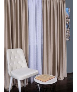 Draperie catifea cappuccino