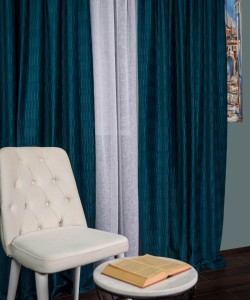 Draperie catifea creponata,turqoise