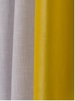Draperie catifea galben