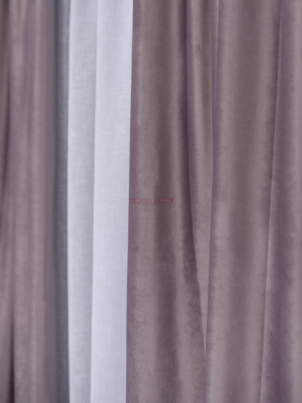 Draperie catifea lila