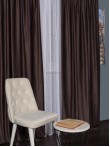 Draperie catifea maro
