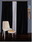 Draperie catifea negru