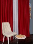 Draperie catifea rosu