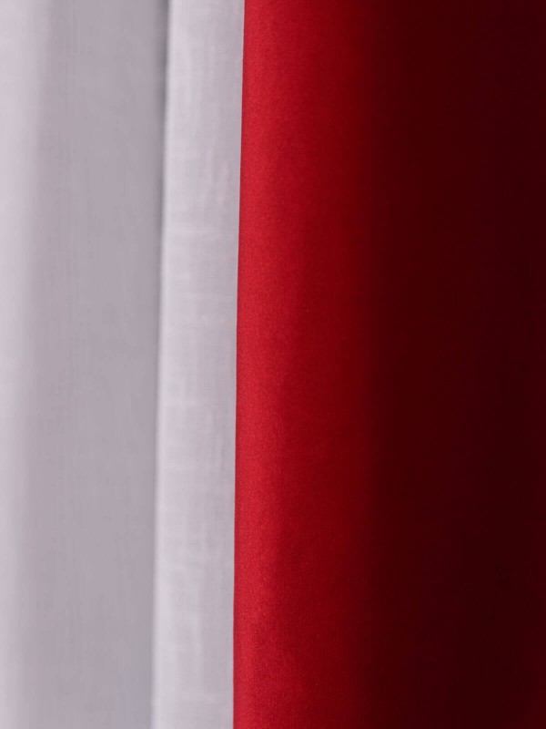Draperie catifea rosu