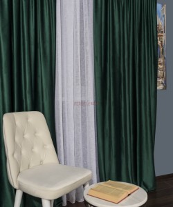 Draperie catifea verde
