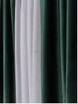 Draperie catifea verde
