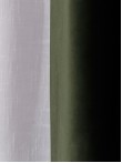 Draperie catifea verde olive