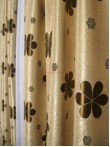 Draperie floare rotunda maro