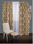 Draperie model baroc crem/maro