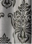 Draperie model baroc gri/negru