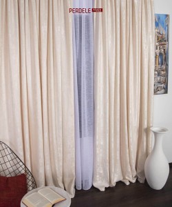 Draperie nisip, crem