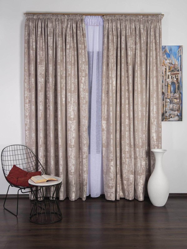 Draperie nisip, bej