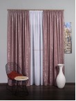 Draperie nisip roz prafuit