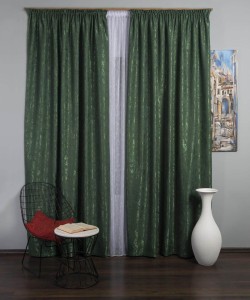 Draperie nisip verde