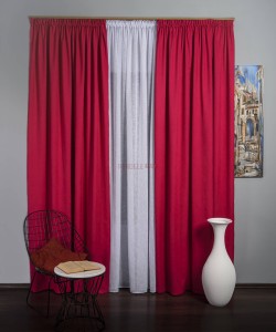 Draperie petec ciclamen