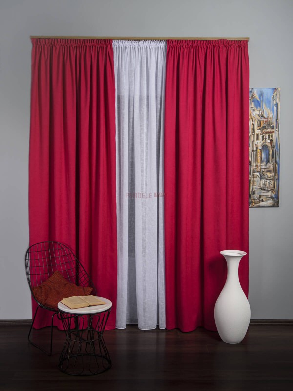 Draperie petec ciclamen