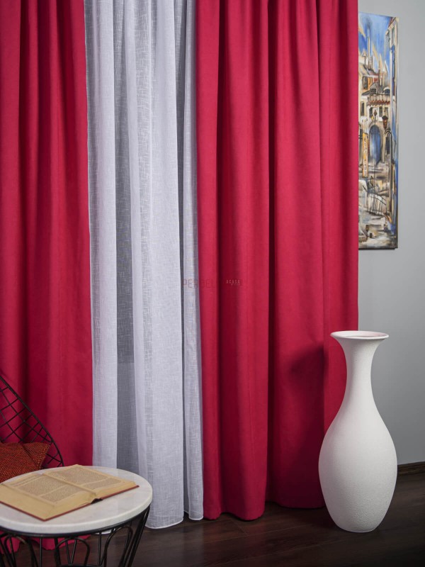 Draperie petec ciclamen