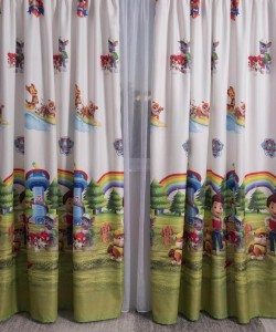 Draperie saten model copii