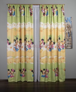 Draperie satin model pentru copii
