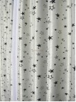 Draperie stelute gri,negru