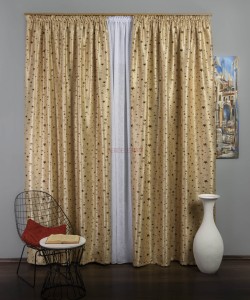 Draperie stelute maro