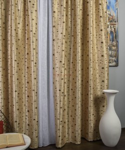 Draperie stelute maro
