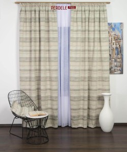 Draperie tafta crem,gri