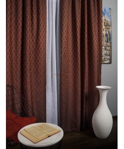 Draperie tafta gri,portocaliu