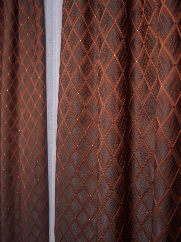 Draperie tafta gri,portocaliu