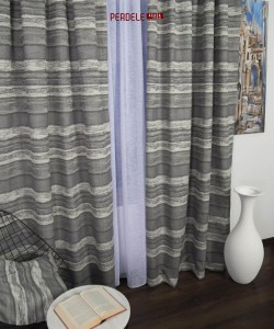 Draperie tafta gri degrade