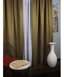 Draperie tafta maro,galben mustar