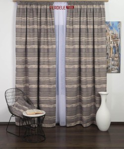 Draperie tafta roz,gri